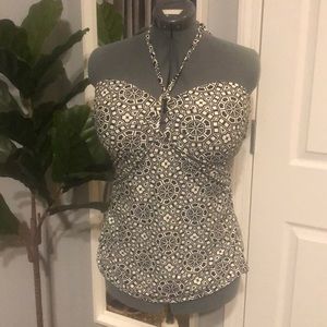 Merona XL swim top/tankini